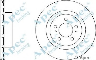 Тормозной диск APEC braking купить