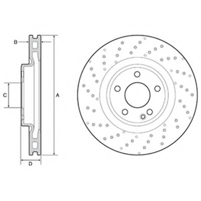 Тормозной диск DELPHI купить