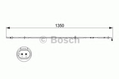 Сигнализатор, износ тормозных колодок BOSCH купить