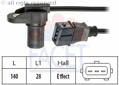 Датчик, положение распределительного вала FACET купить