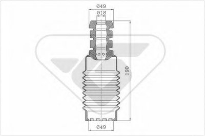 Пылезащитный комплект, амортизатор HUTCHINSON купить