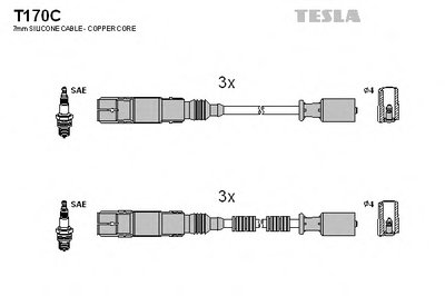 Комплект проводов зажигания original TESLA Придбати