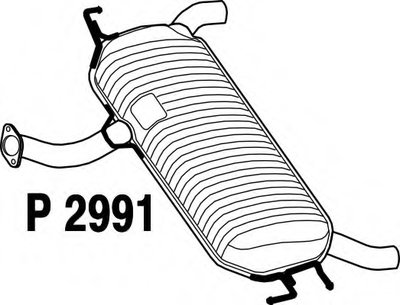 Глушитель выхлопных газов конечный FENNO купить