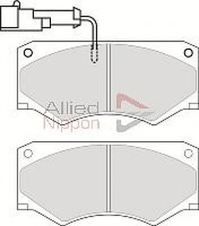 Комплект тормозных колодок, дисковый тормоз ANL Braking COMLINE купить