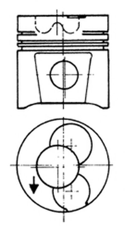 Поршень KOLBENSCHMIDT купить