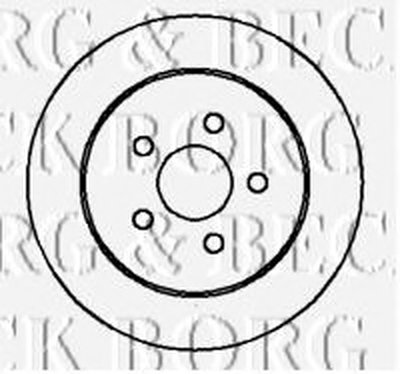 Тормозной диск BORG & BECK купить