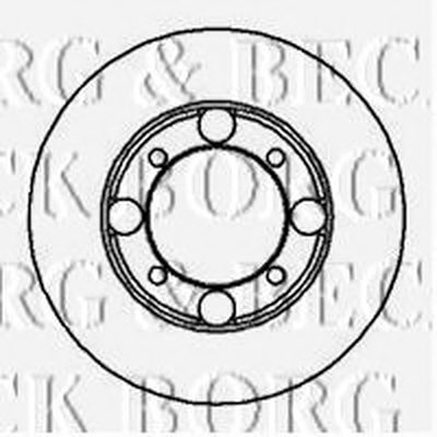 Тормозной диск BORG & BECK купить