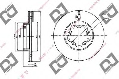 Тормозной диск DJ PARTS купить