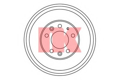Тормозной барабан NK купить