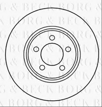 Тормозной диск BORG & BECK купить