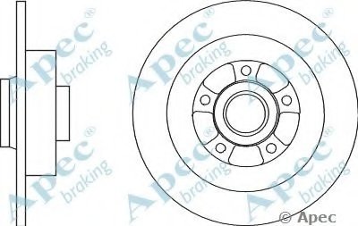 Тормозной диск APEC braking купить