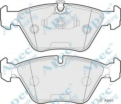 Комплект тормозных колодок, дисковый тормоз APEC braking купить