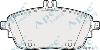 Комплект тормозных колодок, дисковый тормоз APEC braking купить