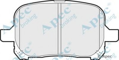 Комплект тормозных колодок, дисковый тормоз APEC braking купить