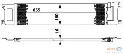 масляный радиатор, двигательное масло BEHR HELLA SERVICE HELLA купить