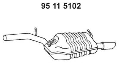 Глушитель выхлопных газов конечный EBERSPÄCHER купить