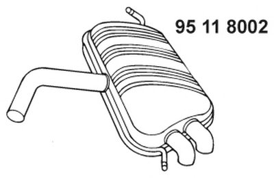 Глушитель выхлопных газов конечный EBERSPÄCHER купить