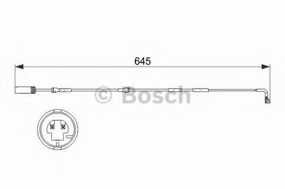 Датчик износа тормозных колодок (передних) BMW X1 (E84) 2.0d 09-15 (L=645mm)