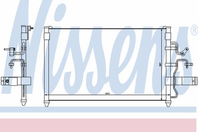 Конденсатор, кондиционер NISSENS Придбати