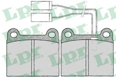 Комплект тормозных колодок, дисковый тормоз LPR купить