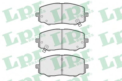 Комплект тормозных колодок, дисковый тормоз LPR купить