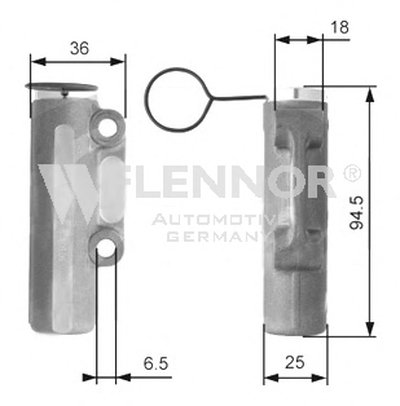 Успокоитель, зубчатый ремень FLENNOR купить