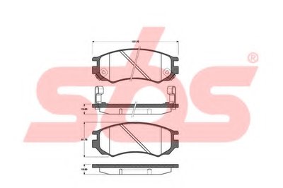 Комплект тормозных колодок, дисковый тормоз sbs купить