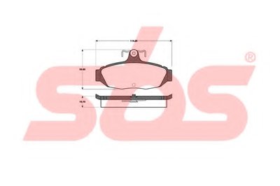 Комплект тормозных колодок, дисковый тормоз sbs купить