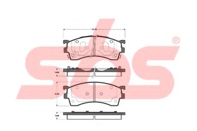 Комплект тормозных колодок, дисковый тормоз sbs купить