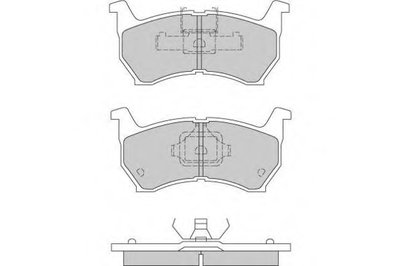 Комплект тормозных колодок, дисковый тормоз E.T.F. купить