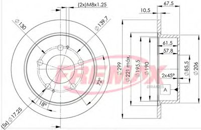 Тормозной диск Premium Carbon + FREMAX купить