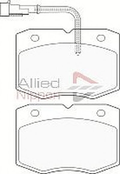 Комплект тормозных колодок, дисковый тормоз ANL Braking COMLINE купить