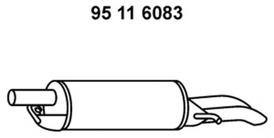 Глушитель выхлопных газов конечный EBERSPÄCHER купить