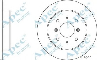 Тормозной диск APEC braking купить