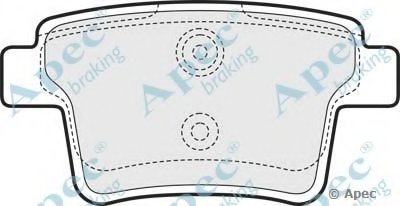 Комплект тормозных колодок, дисковый тормоз APEC braking купить