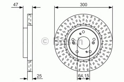 Тормозной диск BOSCH купить