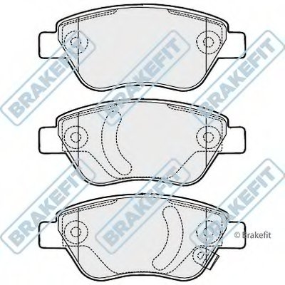 Комплект тормозных колодок, дисковый тормоз Brake Fit APEC braking купить