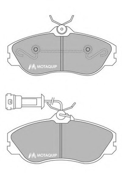 Комплект тормозных колодок, дисковый тормоз MOTAQUIP купить
