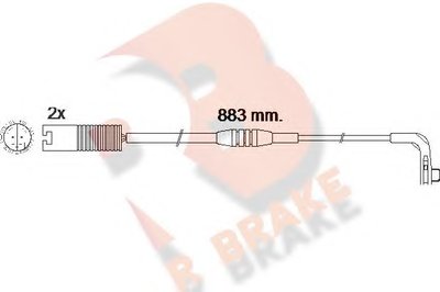 Сигнализатор, износ тормозных колодок R BRAKE купить