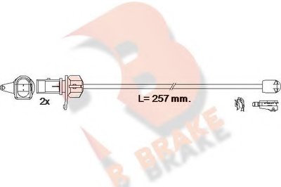 Сигнализатор, износ тормозных колодок R BRAKE купить