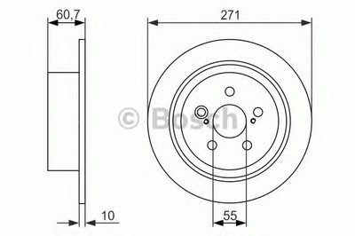 Тормозной диск BOSCH купить