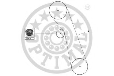 Комплект ремня ГРМ OPTIMAL купить