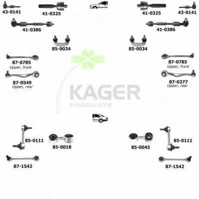 Подвеска колеса KAGER купить
