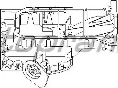 Масляный поддон TOPRAN купить