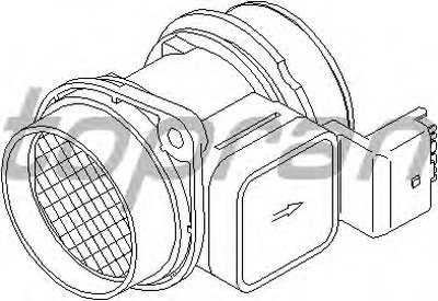 Расходомер воздуха TOPRAN купить