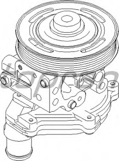 Водяной насос TOPRAN купить