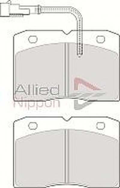 Комплект тормозных колодок, дисковый тормоз ANL Braking COMLINE купить