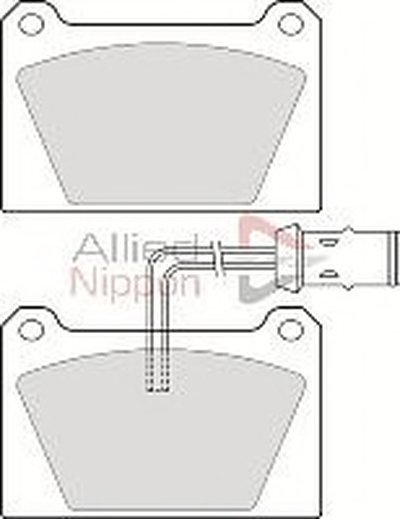 Комплект тормозных колодок, дисковый тормоз ANL Braking COMLINE купить