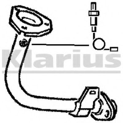 Труба выхлопного газа KLARIUS купить