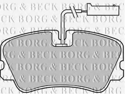 Комплект тормозных колодок, дисковый тормоз BORG & BECK купить